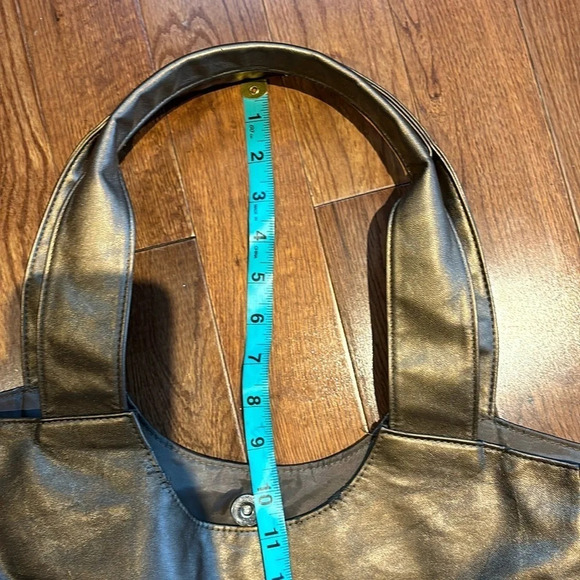 The body shop copper soft vegan leather shopping Tote bag - Picture 8 of 13